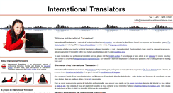 Desktop Screenshot of international-translators.com