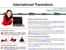 Tablet Screenshot of international-translators.com